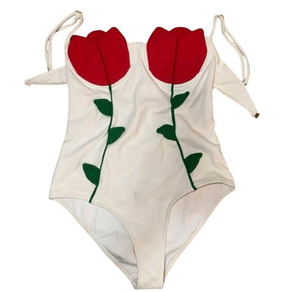 FARM RIO Original Summer 2026 Tulip Swimsuit Size Large New without Tag RARE - Picture 5 of 11